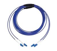 Cordon de raccordement à Fiber Optique blindé, 30m, 2 cœurs, 2C SM MM OM1 OM2 OM3, intérieur et extérieur LC SC FC St LSZH TPU FTTH Jumper 2 cœurs 30mtr(FC-FC,2C Blue SM)