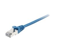 equip - Cordon de raccordement - RJ-45 (M) pour RJ-45 (M) - 30 m - SFTP, PiMF - CAT 6a - moulé, bloqué - bleu