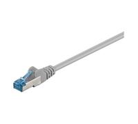 Cordon de raccordement CAT 6a - goobay - 30 m - SFTP, PiMF - sans halogène - gris