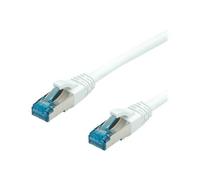 VALUE Cordon RJ45 mâle–mâle Cat6a S/FTP PiMF 2 m sans halogène moulé sans crochet blanc