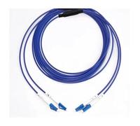 Cordon de raccordement de Fibre Optique blindé, 20m, 2 cœurs, 2C SM MM OM1 OM2 OM3, intérieur et extérieur LC SC FC St LSZH TPU FTTH Jumper 2 cœurs 20mtr(SC/A-SC/A,2C Blue SM)