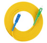 Cordon De Raccordement En Fiber Optique Pvc De 20m, Câbles D'alimentation Monomode Sc/Apc-Sc/Upc Dc