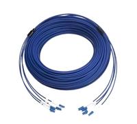 Cordon de raccordement en Fibre blindé à 4 noyaux, 4C LC SC FC St SM, Extension de Fibre Optique en PVC for l'extérieur(400m FC-FC)