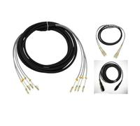 Cordon de raccordement extérieur 2/4 fils 7 mm 2C 4C OM1 OM2 CPRI LC SC FC DVI FTTH étanche FTTH Jumper fibre optique 2 conducteurs (SC-FC, connecteur de sortie 2C OM2) 120 m