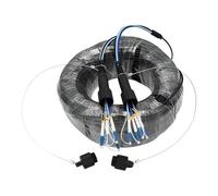Cordon de raccordement extérieur monomode blindé 50 m 2/4/6/8 cœurs LC SC FC A SM LSZH TPU étanche Cavalier rallonge de Fibre Optique 2C4C6C(8 Cores LSZH SC-SC)