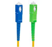 Cordon de raccordement fibre optique monomode Maclean MCTV-403, patchcord, SC-APC-SC-UPC SM 9-125 LSZH, single-mode, G657A2, 5m