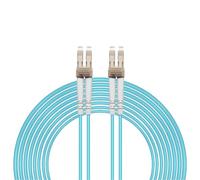 Cordon de raccordement fibre optique OM4, LC, UPC-LC, UPC multimode, câble optique duplex, 1 m, 2 m, 3 m, 5 m, 10 m, 20 m, 30 m(10m 3pcs)