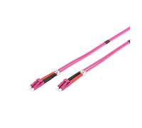 Digitus Câble fibre optique DK-2533-01-4 1,00 m violet 1x LC mâle–1x LC mâle OM4 50/125 µm