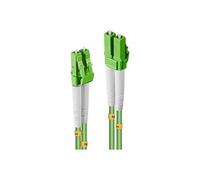 Lindy Cordon de raccordement 46316 LC/LC OM5 20 m 50/125 µm Duplex citron vert 4 mm Sans halogène