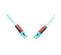 - Cordon de raccordement - LC multi-mode (M) pour LC multi-mode (M) - 5 m - 5 m - fibre optique - 50 / 125 microns - OM3 - démarré, sans halogène -