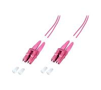 EFB Elektronik O0319.5-1.2 Câble Fibre Optique OM4 5m 2xLC/2xLC 50/125µm Full Duplex LSZH Violet Ø1.2mm RoHS IEC-60754-2