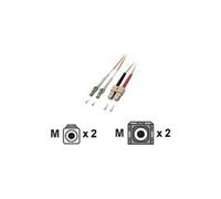 - Cordon de raccordement - LC multi-mode (M) pour SC multi-mode (M) - 15 m - fibre optique - 62,5 / 125 microns - sans halogène