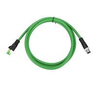 Cordon de raccordement M12 RJ45 Connecteur Ethernet Câble blindé 4 Broches CAT5E 24 AWG Wire IP67 Water Proof