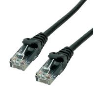 MCL Samar - Cordon de raccordement - RJ-45 (M) pour RJ-45 (M) - 5 m - UTP - CAT 6a - moulé, sans crochet - noir