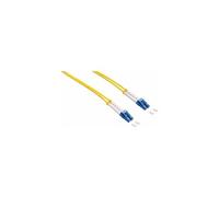 - Cordon de raccordement - mode unique LC (M) pour mode unique LC (M) - 5 m - fibre optique - duplex - 9 / 125 micromètres - OS2 - sans halogène -