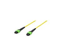 Digitus DK-2966-15 RJ45 Câble réseau, câble patch 15 m jaune, vert, noir extrêmement fin, conducteur