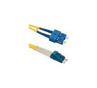 - Cordon de raccordement - mode unique SC/UPC (M) pour mode unique LC/UPC (M) - 1 m - 1 m - fibre optique - duplex - 9 / 125 micromètres - G.652D -