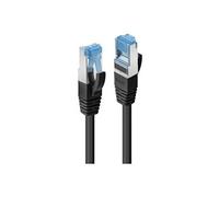 - Cordon de raccordement - RJ-45 (M) pour RJ-45 (M) - 0.5 m - SFTP, PiMF - CAT 6a - IEEE 802.3af/IEEE 802.3at - moulé, sans crochet, bloqué - noir