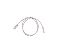 - Cordon de raccordement - RJ-45 (M) pour RJ-45 (M) - 1.5 m - FTP - CAT 6a - moulé, bloqué - gris