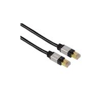 - Cordon de raccordement - RJ-45 (M) pour RJ-45 (M) - 1.5 m - pairs in metal foil (PiMF) - CAT 6 - moulé - noir