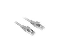- Cordon de raccordement - RJ-45 (M) pour RJ-45 (M) - 1.5 m - SFTP - CAT 6 - démarré, sans crochet - gris