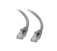C2G Câble de raccordement sans accroc UTP Cat 5e RJ-45 (M) vers RJ-45 (M) Gris