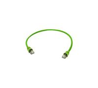 - Cordon de raccordement - RJ-45 (M) pour RJ-45 (M) - 1 m - SF/UTP - CAT 7 - démarré, bloqué - vert, RAL 6018