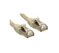 - Cordon de raccordement - RJ-45 (M) pour RJ-45 (M) - 1 m - SFTP - CAT 6 - sans halogène, moulé, sans crochet, bloqué - gris