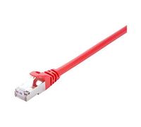 V7 - Cordon de raccordement - RJ-45 (M) pour RJ-45 (M) - 1 m - STP - CAT 6 - moulé, sans crochet - rouge