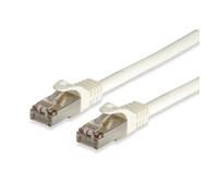 - Cordon de raccordement - RJ-45 (M) pour RJ-45 (M) - 10 m - Paire torsadée blindée (SSTP) - CAT 6a - moulé - blanc
