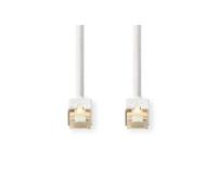 - Cordon de raccordement - RJ-45 (M) pour RJ-45 (M) - 10 m - SFTP - CAT 6 - blanc