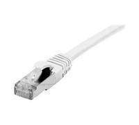 Exertis Connect Cordon RJ45 Cat6a S/FTP 10 m Sans halogène Blanc moulé
