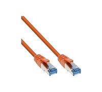 InLine Cordon de raccordement RJ45 76800O - Cat6a S/FTP PiMF 10 m sans halogène Orange