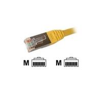 - Cordon de raccordement - RJ-45 (M) pour RJ-45 (M) - 10 m - STP - CAT 6 - jaune