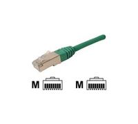 deXlan - Cordon de raccordement - RJ-45 (M) pour RJ-45 (M) - 10 m - STP - CAT 6 - vert G