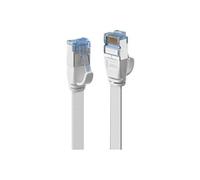 Lindy Câble réseau 47545 - RJ45 Cat.6a U/FTP 10 m Blanc plat