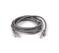- Cordon de raccordement - RJ-45 (M) pour RJ-45 (M) - 10 m - UTP - CAT 5e - sans crochet, bloqué - gris