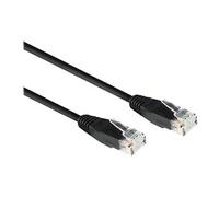 - Cordon de raccordement - RJ-45 (M) pour RJ-45 (M) - 15 m - UTP - CAT 6 - moulé - noir, RAL 9011