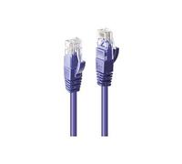 LINDY 48128 RJ45 Câble réseau, câble patch CAT 6 U/UTP 15.00 m violet 1 pc(s)