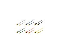 - Cordon de raccordement - RJ-45 (M) pour RJ-45 (M) - 25 cm - SFTP - CAT 6a - sans halogène, moulé, sans crochet - bleu (pack de 10)