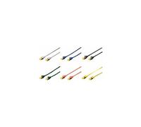 - Cordon de raccordement - RJ-45 (M) pour RJ-45 (M) - 25 cm - SFTP - CAT 6a - sans halogène, moulé, sans crochet - noir (pack de 10)