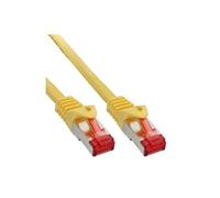 InLine® câble patch, S/FTP (PiMf), Cat.6, 250MHz, PVC, cuivre, jaune, 25m