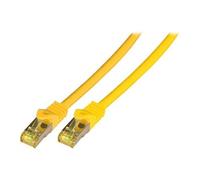 EFB-Elektronik - Cordon de raccordement - RJ-45 (M) pour RJ-45 (M) - 3 m - SFTP, PiMF - CAT 7 - démarré, sans halogène, moulé - jaune