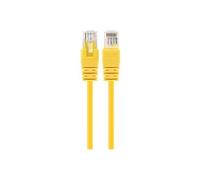 - Cordon de raccordement - RJ-45 (M) pour RJ-45 (M) - 3 m - UTP - CAT 5e - moulé - jaune