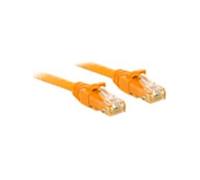 Lindy Câble réseau 48064 Cat.6 U/UTP Gigabit RJ-45 mâle-mâle moulé sans crochet Jaune 3 m