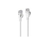 - Cordon de raccordement - RJ-45 (M) pour RJ-45 (M) - 30 cm - 3.6 mm - UTP - CAT 6a - sans halogène, moulé, sans crochet, ultra-mince - gris