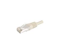 - Cordon de raccordement - RJ-45 (M) pour RJ-45 (M) - 30 m - paire torsadée écrantée (F/UTP) - CAT 6a - démarré - gris