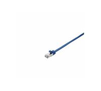 - Cordon de raccordement - RJ-45 (M) pour RJ-45 (M) - 5 m - 6 mm - SFTP - CAT 7 - sans halogène, sans crochet - bleu