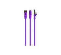 - Cordon de raccordement - RJ-45 (M) pour RJ-45 (M) - 5 m - FTP - CAT 6 - moulé - violet