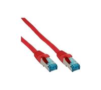 - Cordon de raccordement - RJ-45 (M) pour RJ-45 (M) - 5 m - Paire torsadée blindée (SSTP) - CAT 6a - sans halogène - rouge